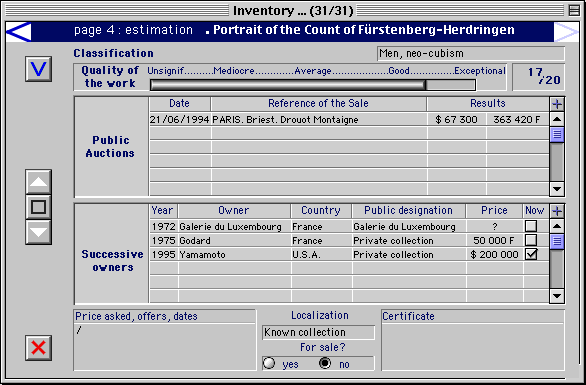 The Inventory of the works: Page 4, Estimation...